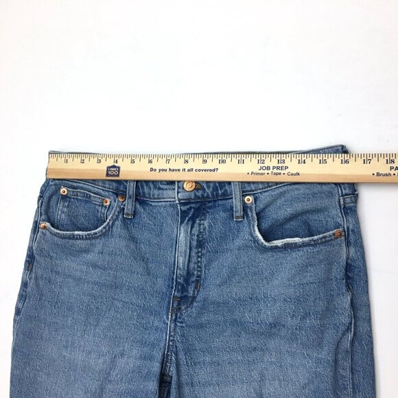 J. Crew Women's Jeans 9" Billie Demi Boot Crop Distressed size 30 length 26" - Picture 4 of 10